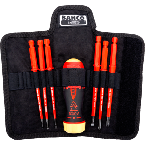 Juego destornillador chicharra aislado 1000V cruz y paleta