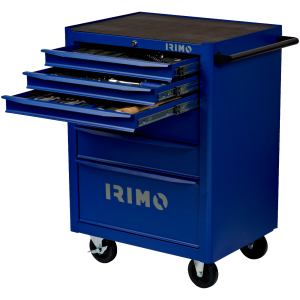 Carro de herramientas con 6 cajones de 26" equipado con 206 herramientas