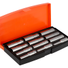 Juego de dados tubulares largos de 1/2" de 12 piezas milimétricos 10-21 mm.