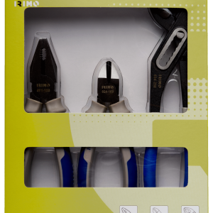 Juego de alicates y tenaza articulada, 3 piezas  602-3-C