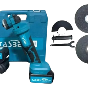 Kit de esmeril angular inalámbrico de 4-1/2" hasta 5" 11.000 RPM Incluye 2 Bat +1 Carg 1 Maleta + Discos de corte