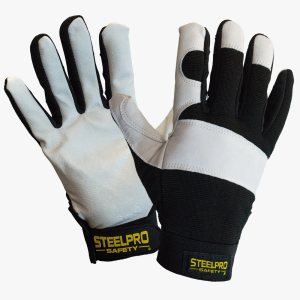 Par de guantes de multiproposito Executive Negro SteelPro Safety Talla 9